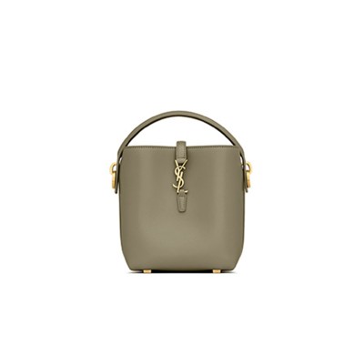 YSL LE 37 MINI IN SHINY LEATHER 7658702R20W3798 (15*13*6cm)